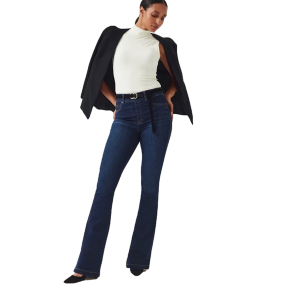 SPANX Denim - SPANX Flare Jeans Midnight Shade